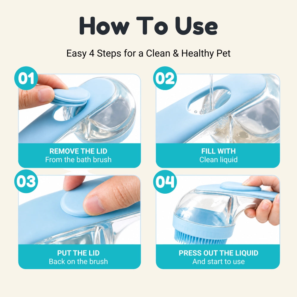 Pet Bathing Brush